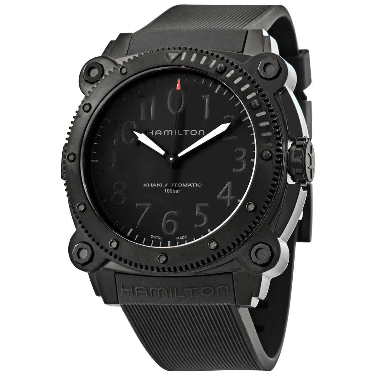 Hamilton Khaki Navy Automatic Black Dial Mens Watch H78505332 1895$