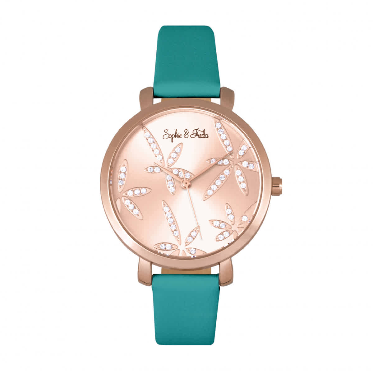 Sophie And Freda Key West Rose Gold Dial Ladies Watch SF4308