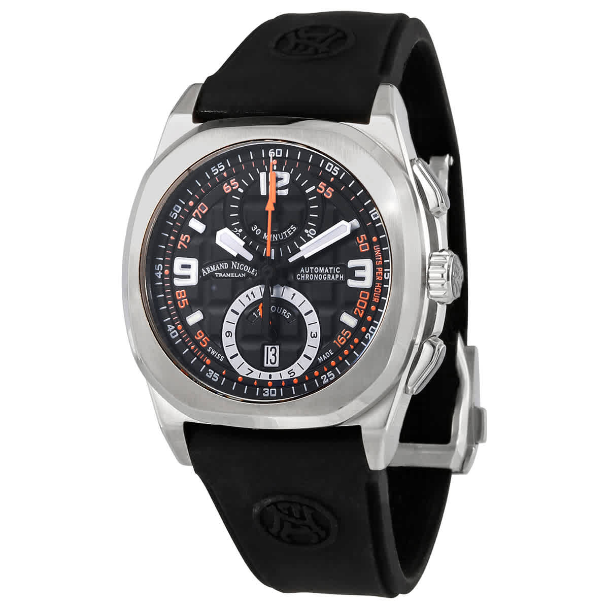 Armand Nicolet JH9 Chronograph Automatic Black Dial Mens Watch A668HAA-NO-GG4710N 1584$