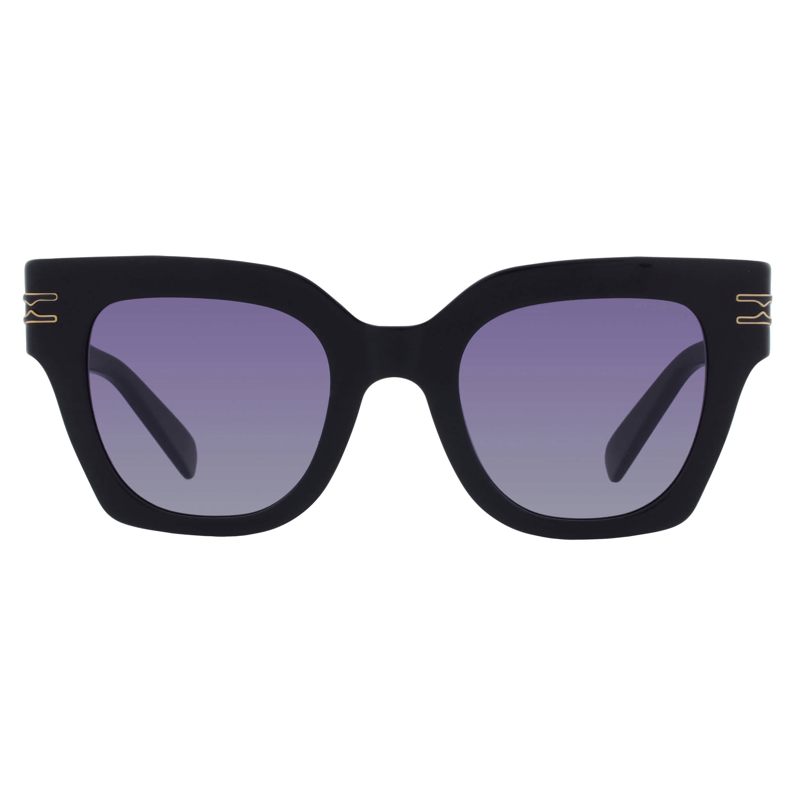 Bvlgari B.Zero 1 Grey Square Ladies Sunglasses BV40013I 01B 49