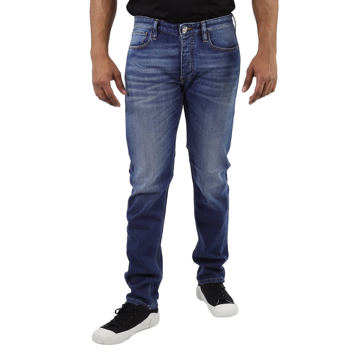 Emporio Armani Men s J75 Slim fit Denim Jeans eBay