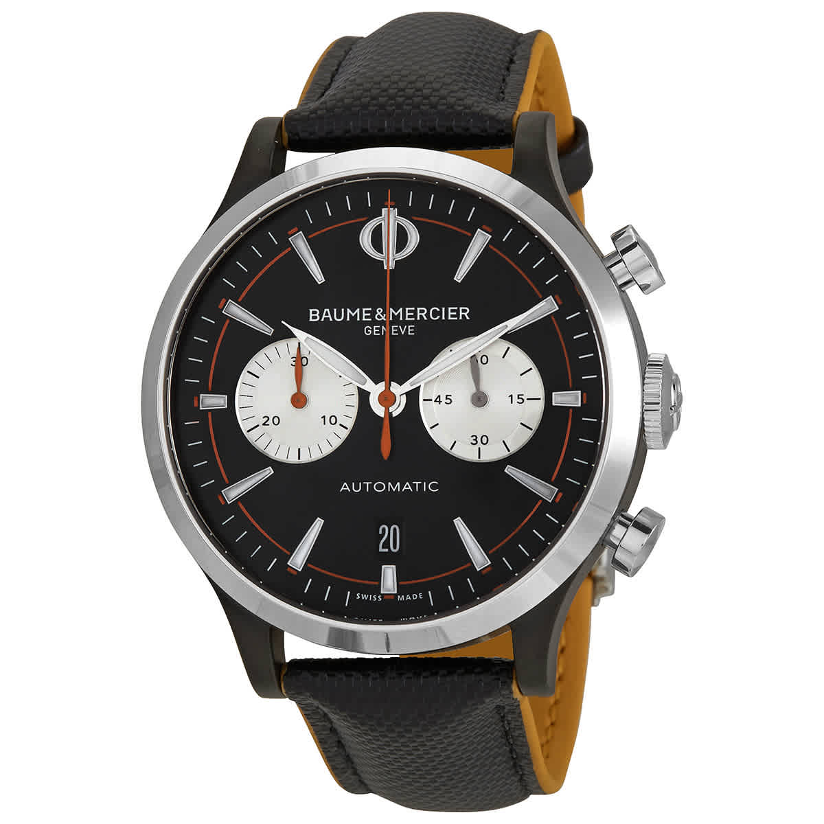 Baume et Mercier Capeland Chronograph Automatic Black Dial Mens Watch 10451