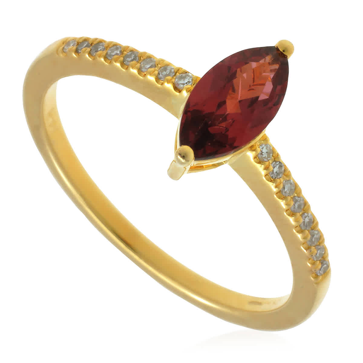 Diamanti Per Tutti Gold Hope Diamond Embellished Ring, Size 52