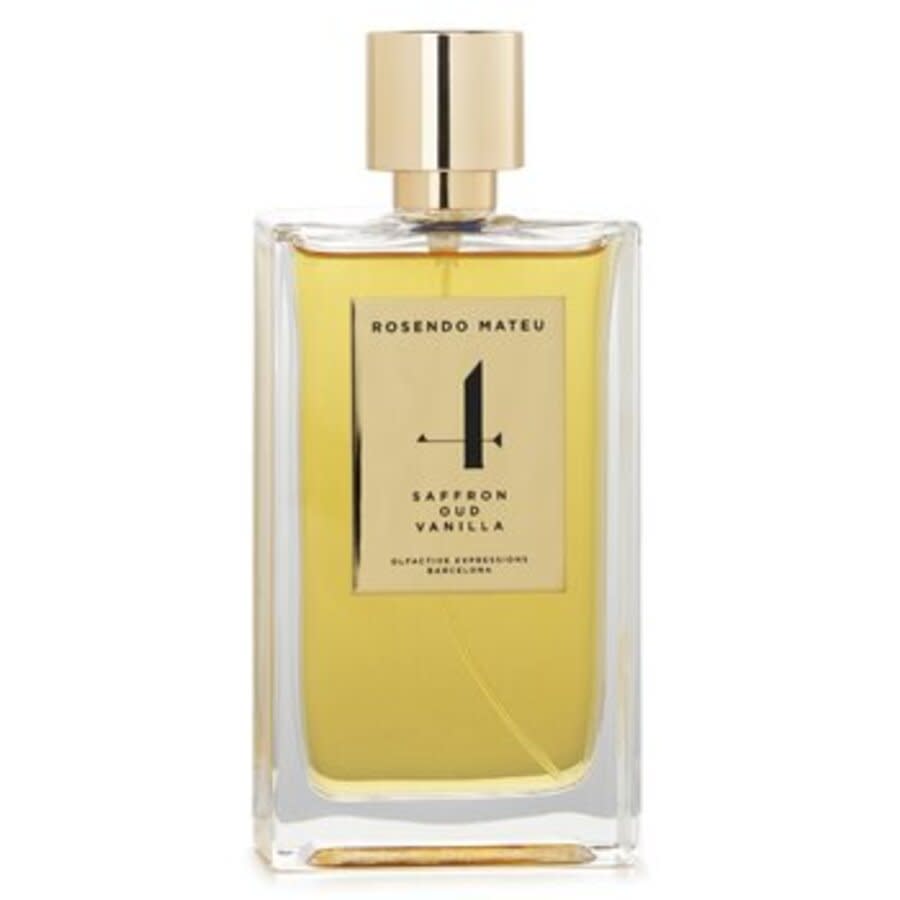 Rosendo Mateu Unisex 4 Saffron Oud Vanilla EDP Spray 3.4 oz Fragrances 8436018276199