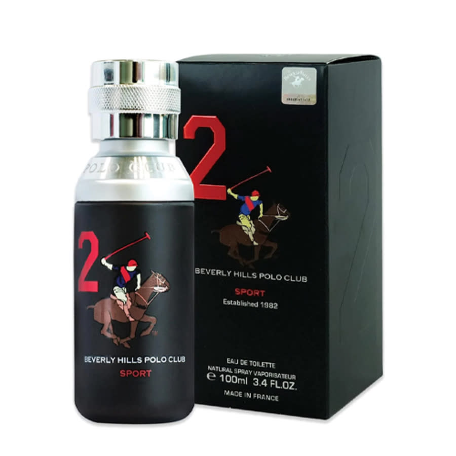 Beverly Hills Polo Club Mens No 2 EDT Spray 3.38 oz Fragrances 8718719850077