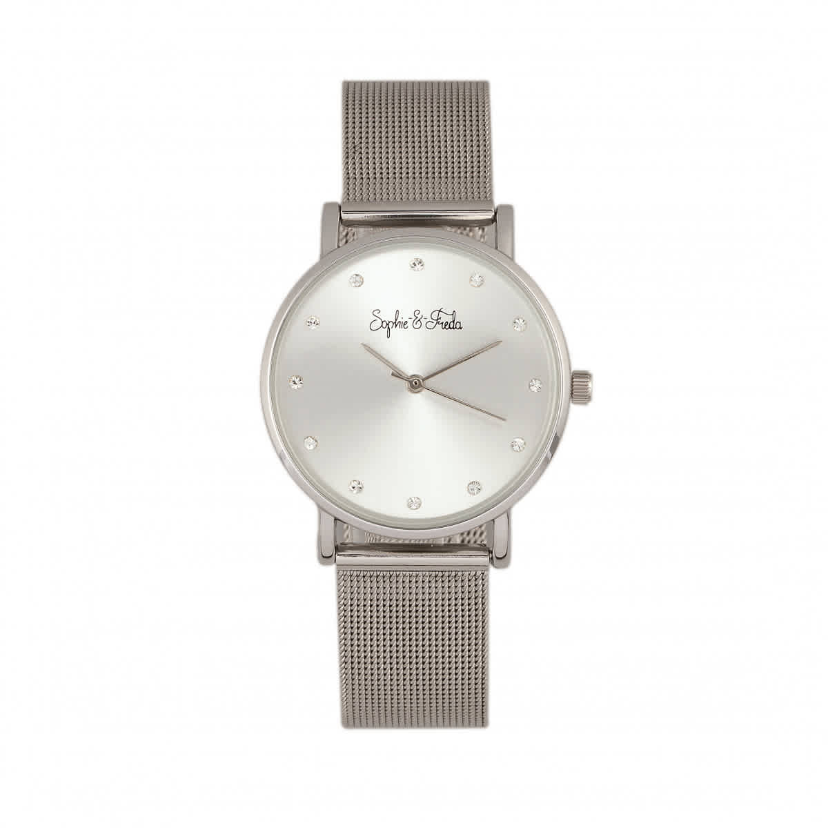 Sophie And Freda Savannah Crystal Silver Dial Ladies Watch SF4201 210$