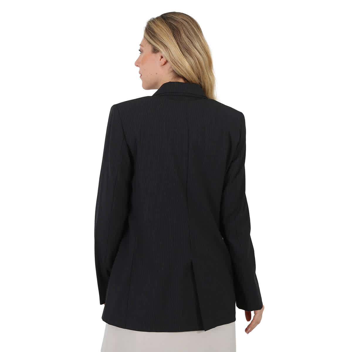 Gabriela Coll Garments Ladies Grey Double Collar Jacket