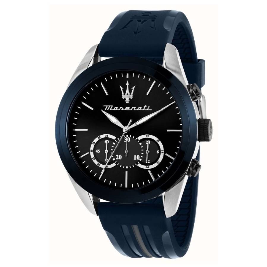 Maserati Traguardo Chronograph Quartz Black Dial Mens Watch R8871612046