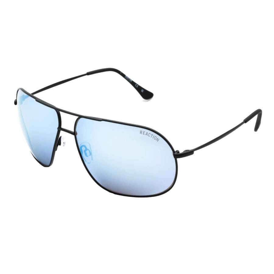 Kenneth Cole Reaction Blue Mirror Rectangular Mens Sunglasses KC2984 02X 67