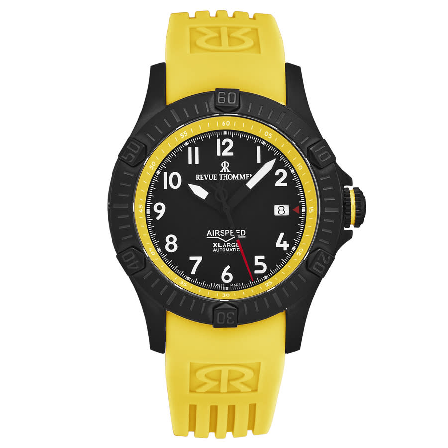 Revue Thommen Air speed Automatic Black Dial Mens Watch 160704778 750$