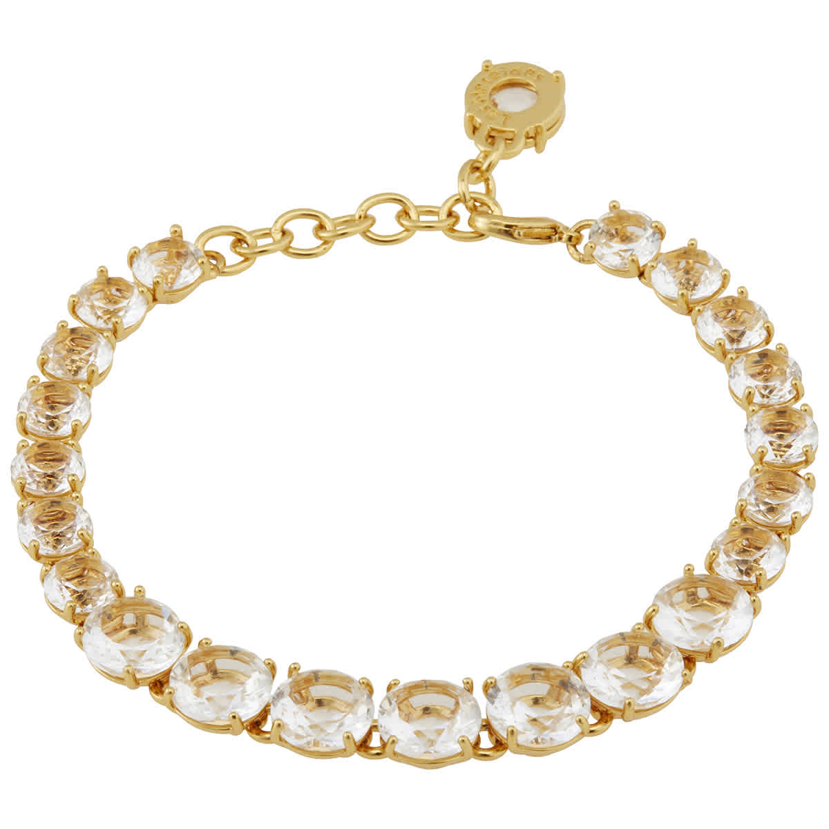 Les Nereides La Diamantine 1 Beaded Row Crystal Bracelet In Gold Tone ...