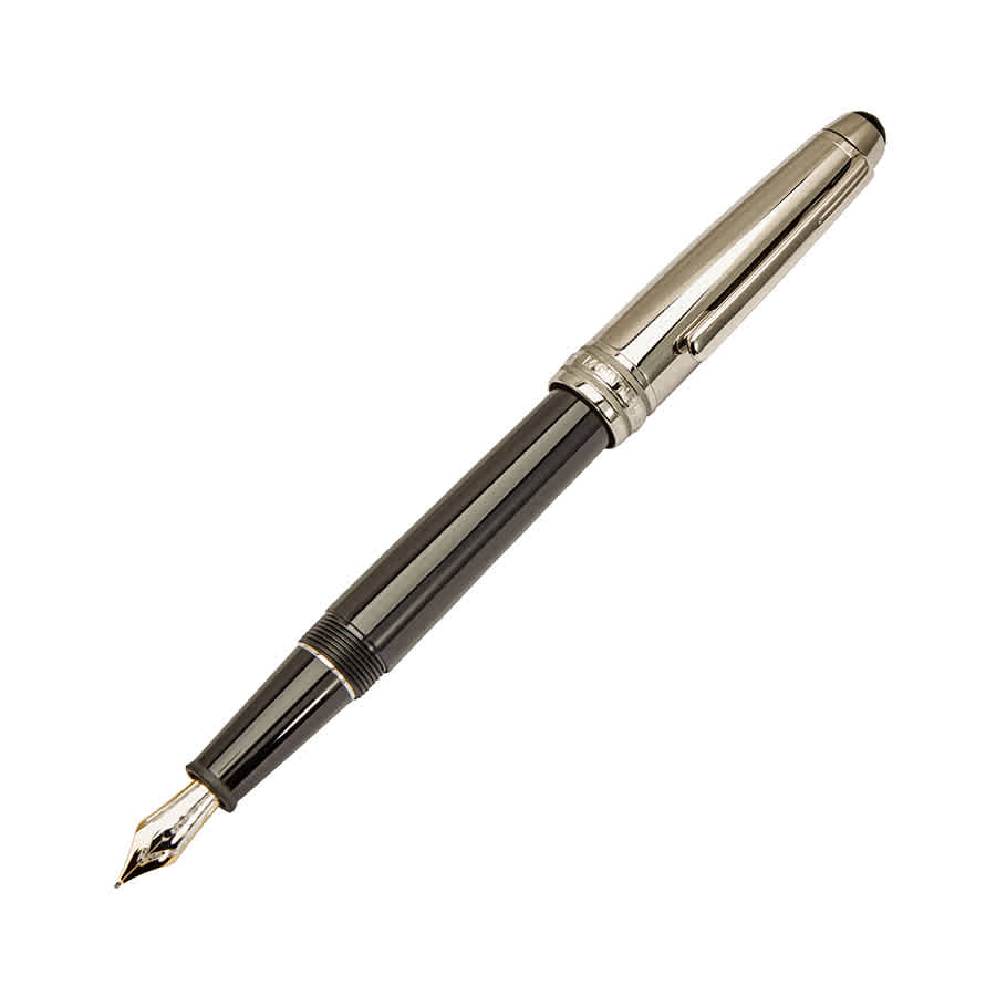 MontBlanc Doue Stainless Steel Classique F Fountain Pen 113337 eBay