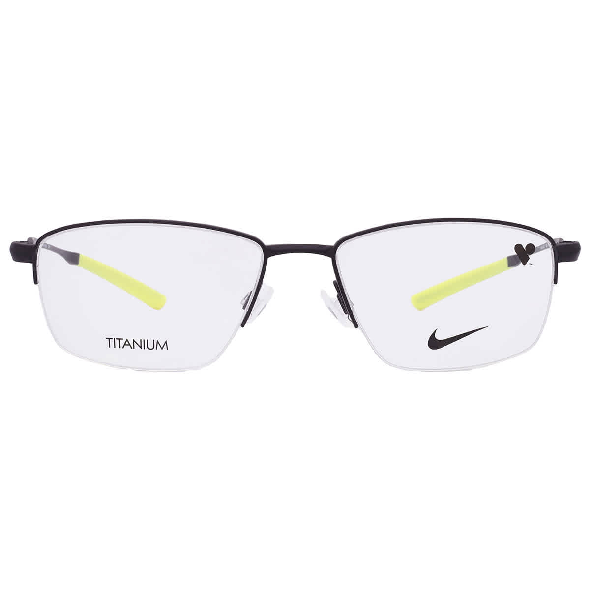 Nike Demo Rectangular Titanium Mens Eyeglasses NIKE 6045 002 54 35$