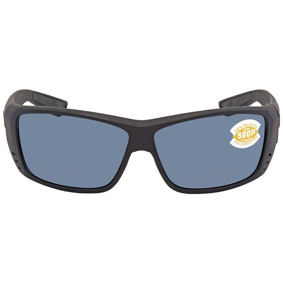 Costa Del Mar Costa Cat Cay Blackout Frame Sunglasses w/Gray 580P Lenses 06S9024-90240161