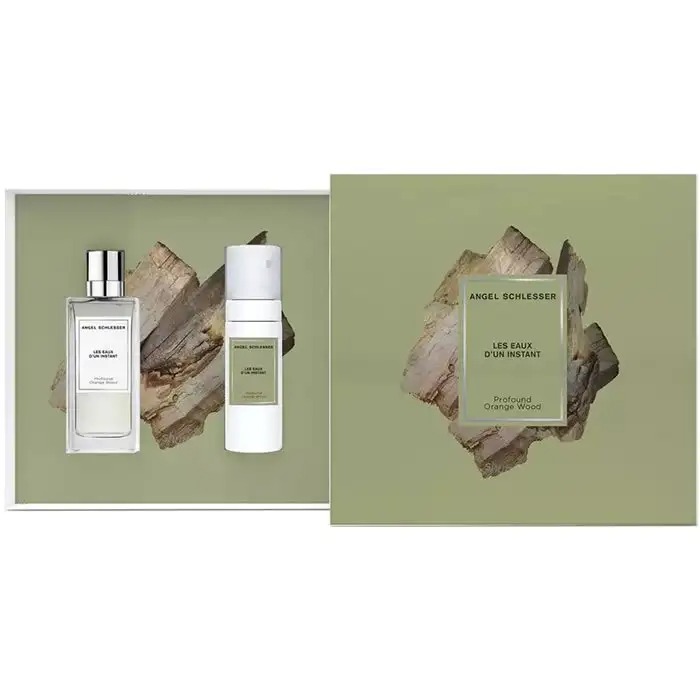 Angel Schlesser Unisex Profound Orange Wood EDT Gift Set Fragrances 8058045431275