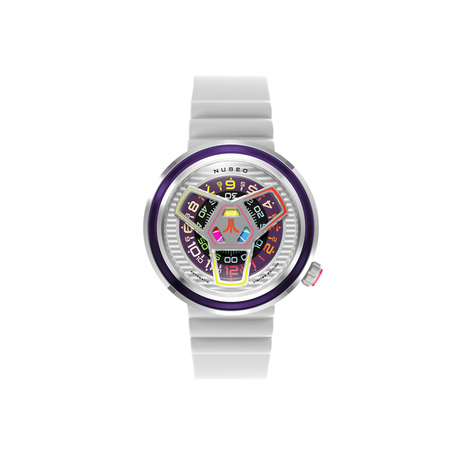 Nubeo Ventana White Dial Mens Watch NB-6125-01
