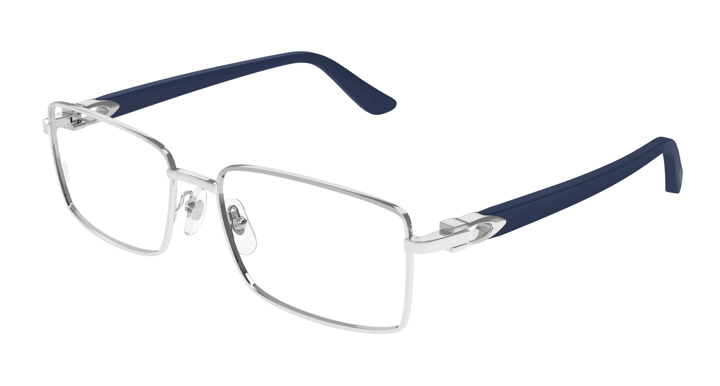 Cartier C Decor Demo Rectangular Mens Eyeglasses CCT0520O 004 58 900$