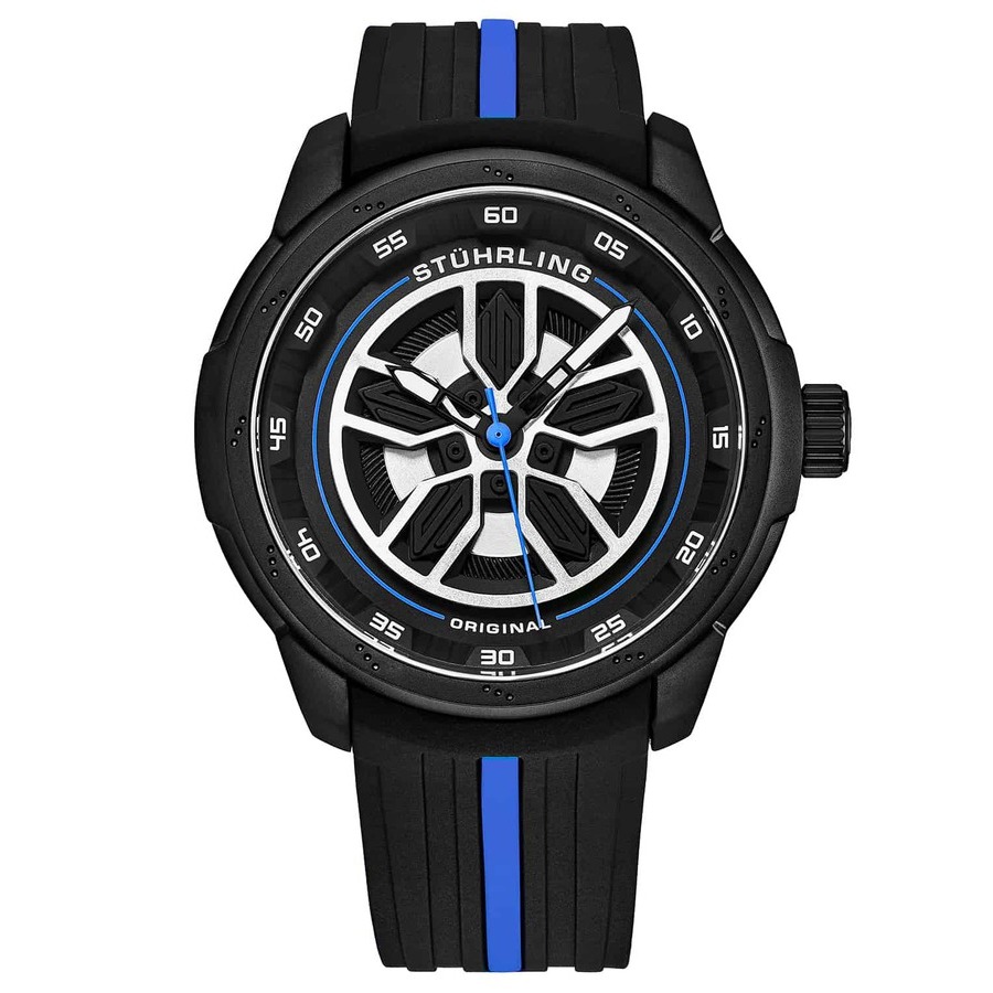 Stuhrling Original Aviator Black Dial Mens Watch M15580