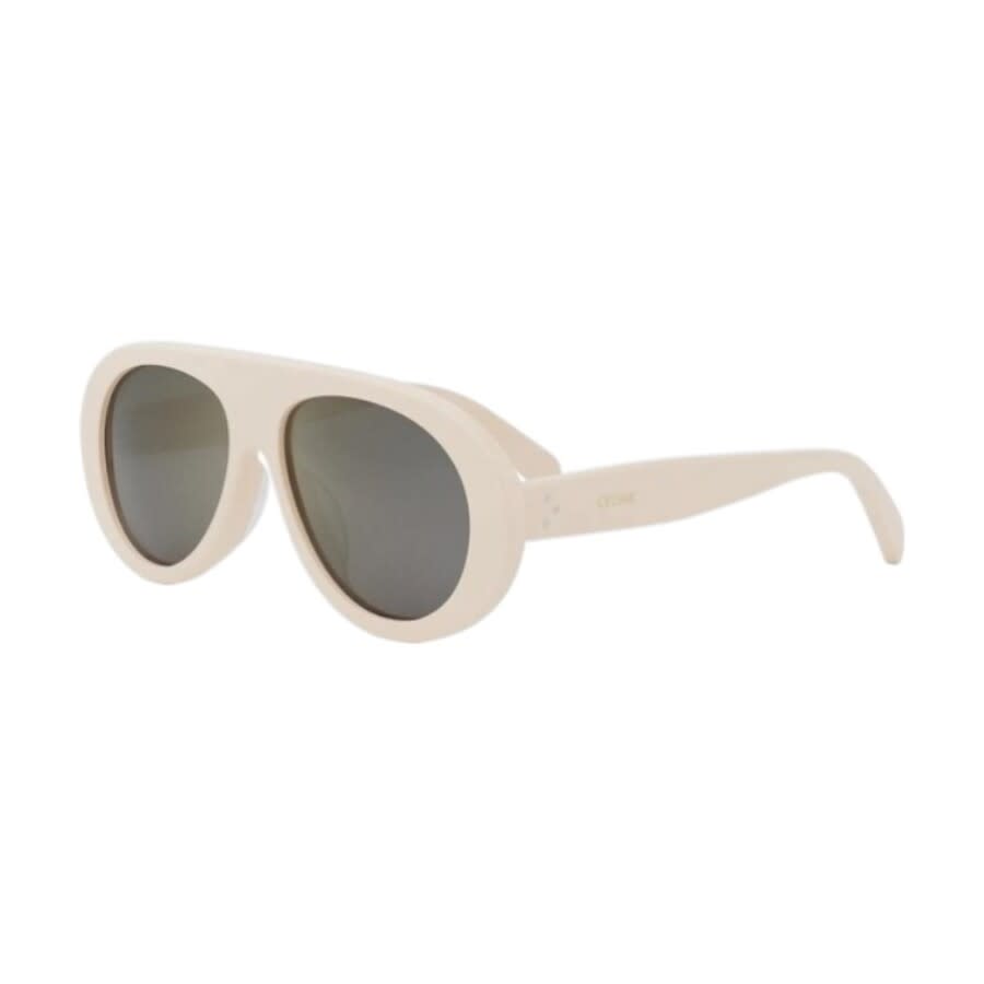Celine CL40300U25C Aviator Full Rim Sunglasses — Ivory