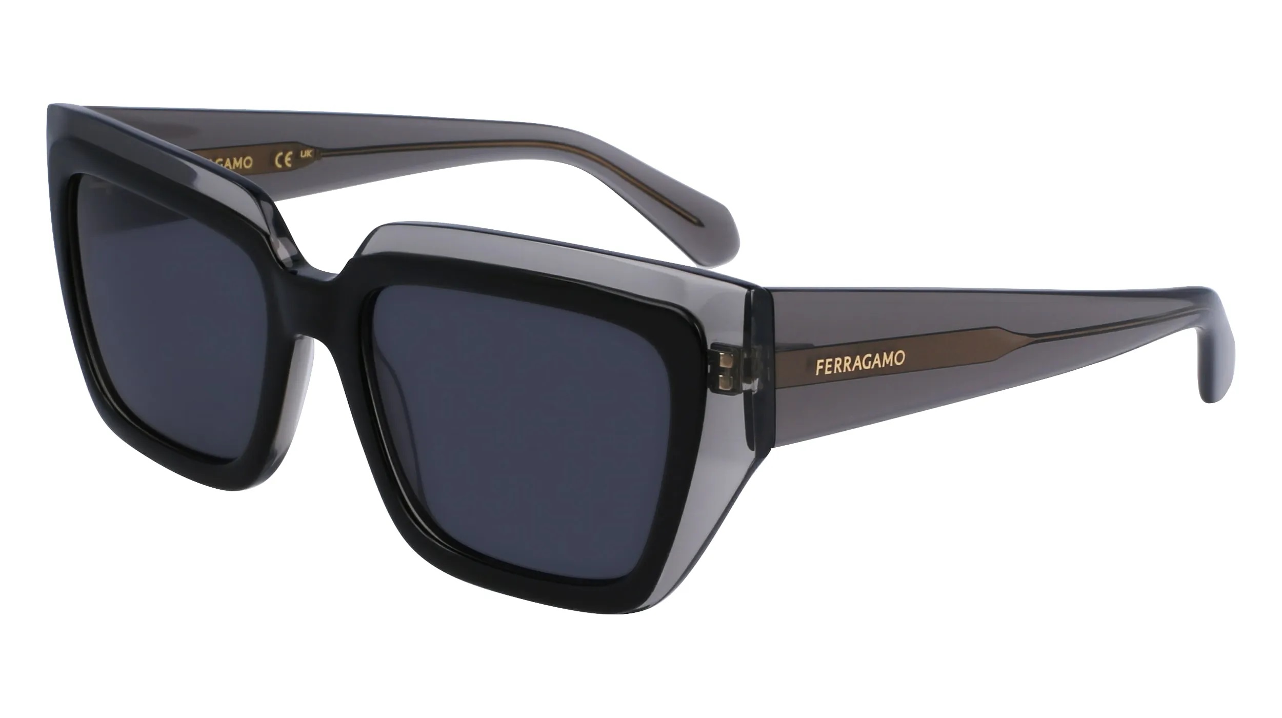 Salvatore Ferragamo SF 2002S 024 Women’s Sunglasses Black Size 55