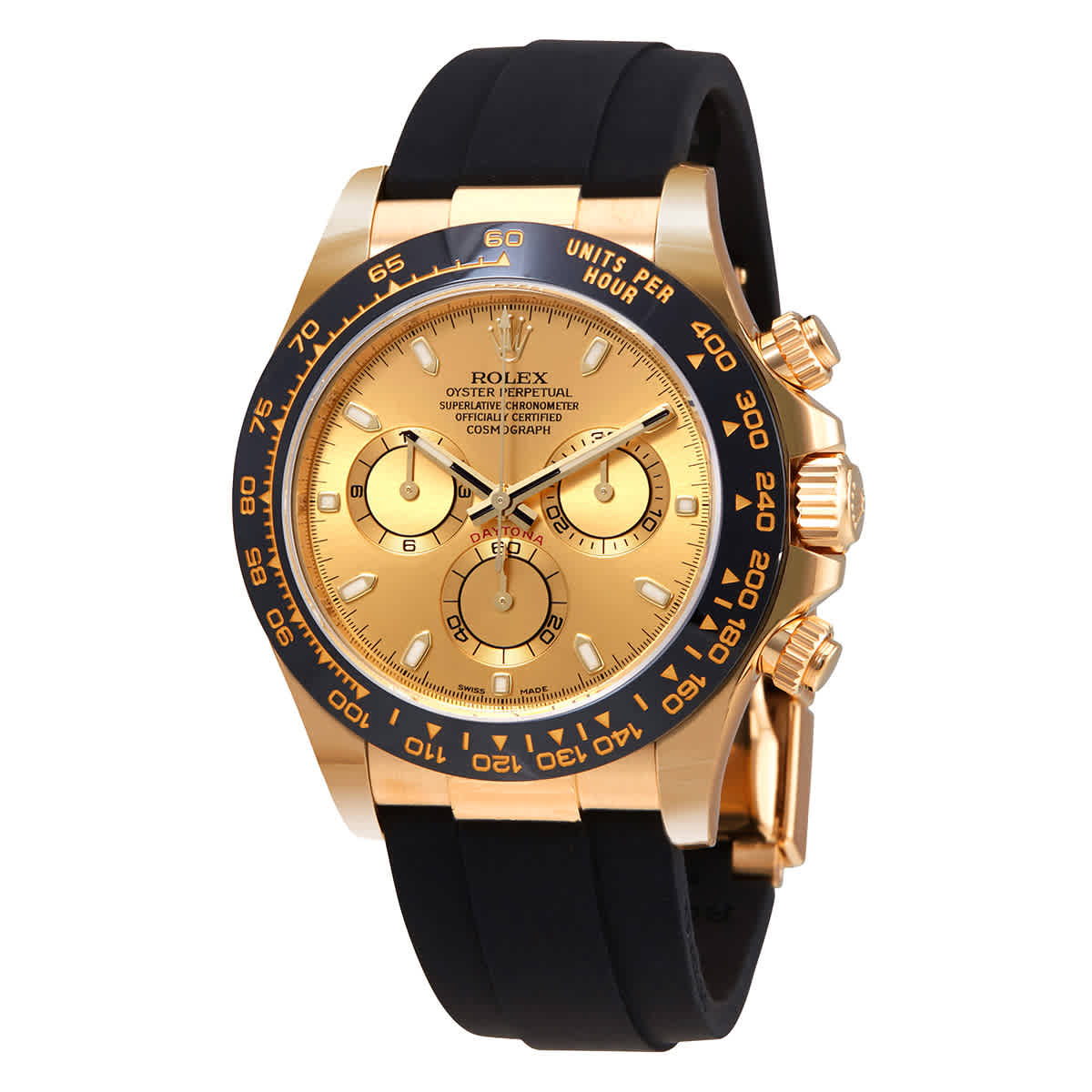 Rolex Cosmograph Daytona 18K Yellow Gold Dial Automatic Mens Watch 116518CSR