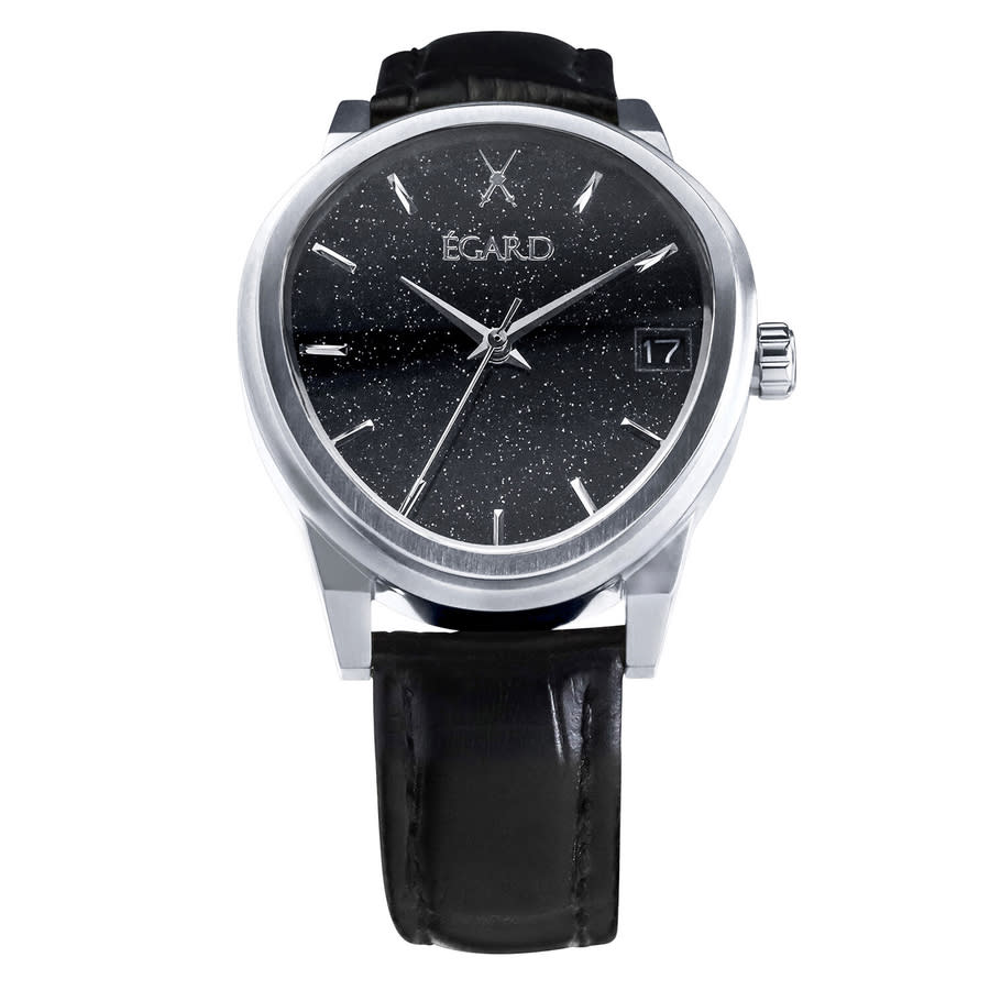 Egard Dali F2 Silver Automatic Black Dial Ladies Watch WCH-5073G0H213