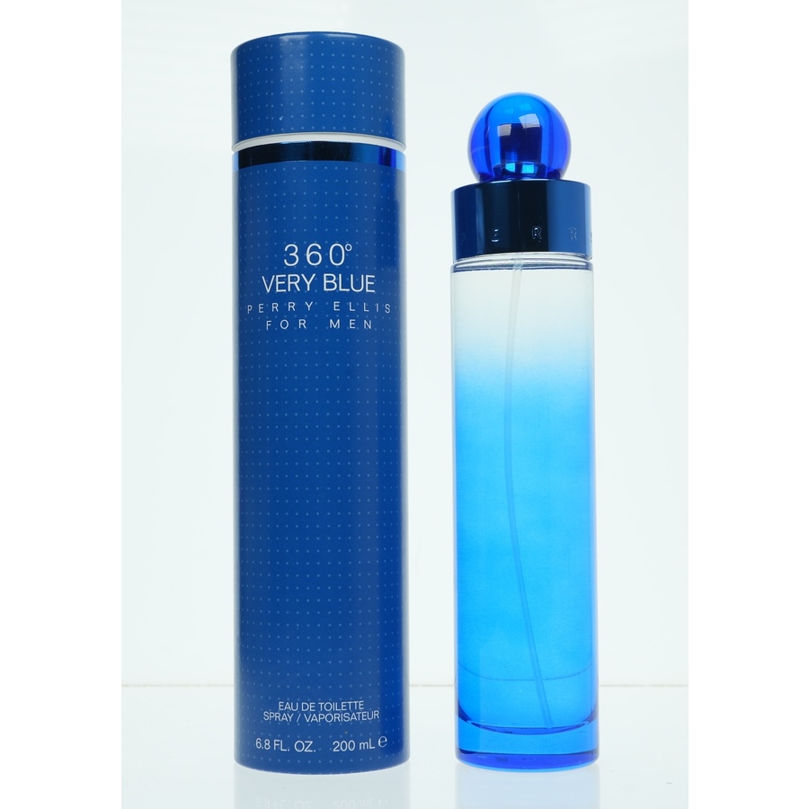 Perry Ellis Mens 360 Very Blue EDT Spray 6.8 oz Fragrances 844061015647