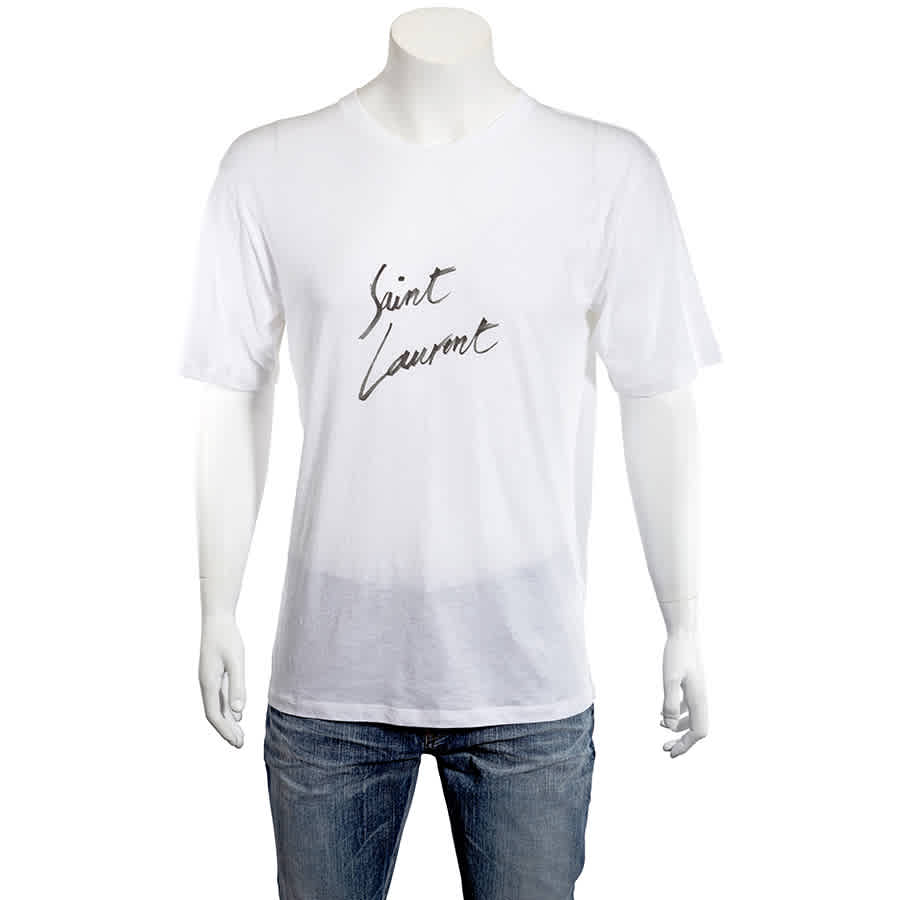 saint laurent signature t shirt