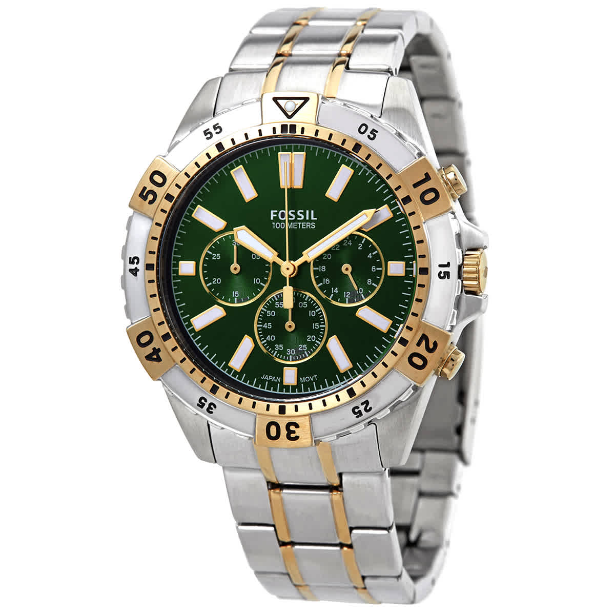 Fossil Garrett Chronograph Quartz Green Dial Men's Watch FS5622 796483468931 | eBay