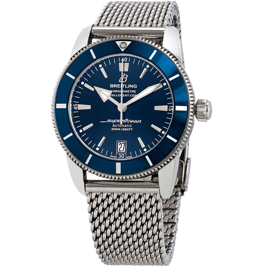 Breitling Superocean Heritage II Automatic 46 mm Blue Dial Mens Watch AB2020161C1A1 3850$