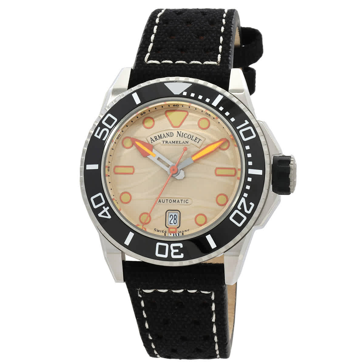 Armand Nicolet JSH Automatic Mens Watch A481PGN-KO-P0640NC8