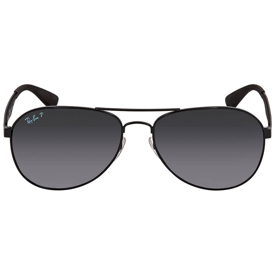 Ray-Ban Unisex Sunglass RB3549 -  Frame color: Black, Lens color: Grey Polarized