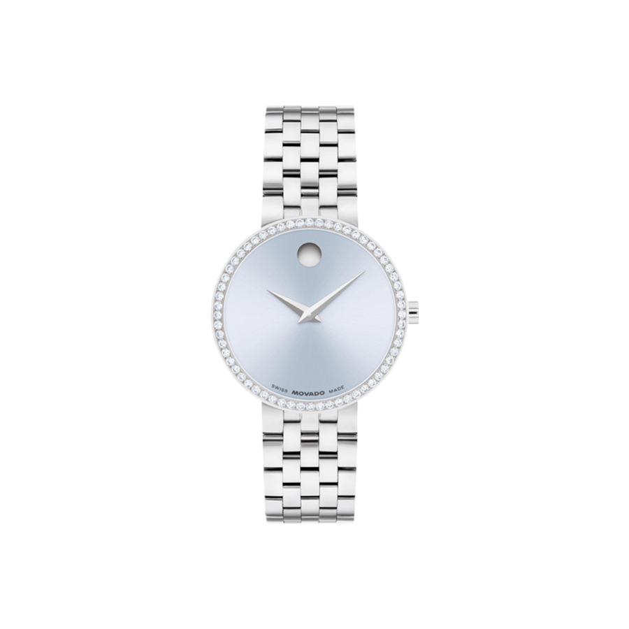 Movado Museum Quartz Blue Dial Ladies Watch 0608066 1425$