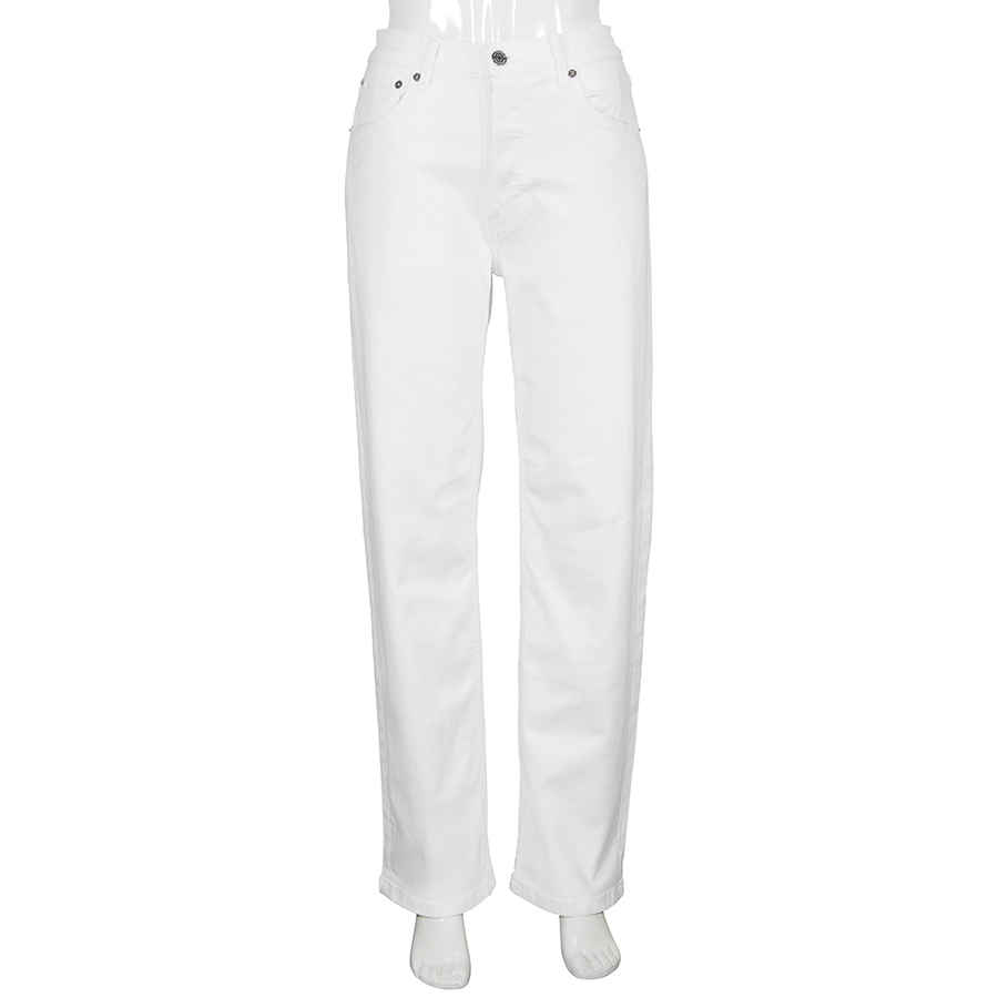 burberry jeans white