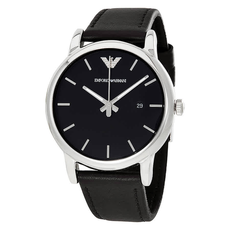 Emporio Armani Classic Black Dial Black 