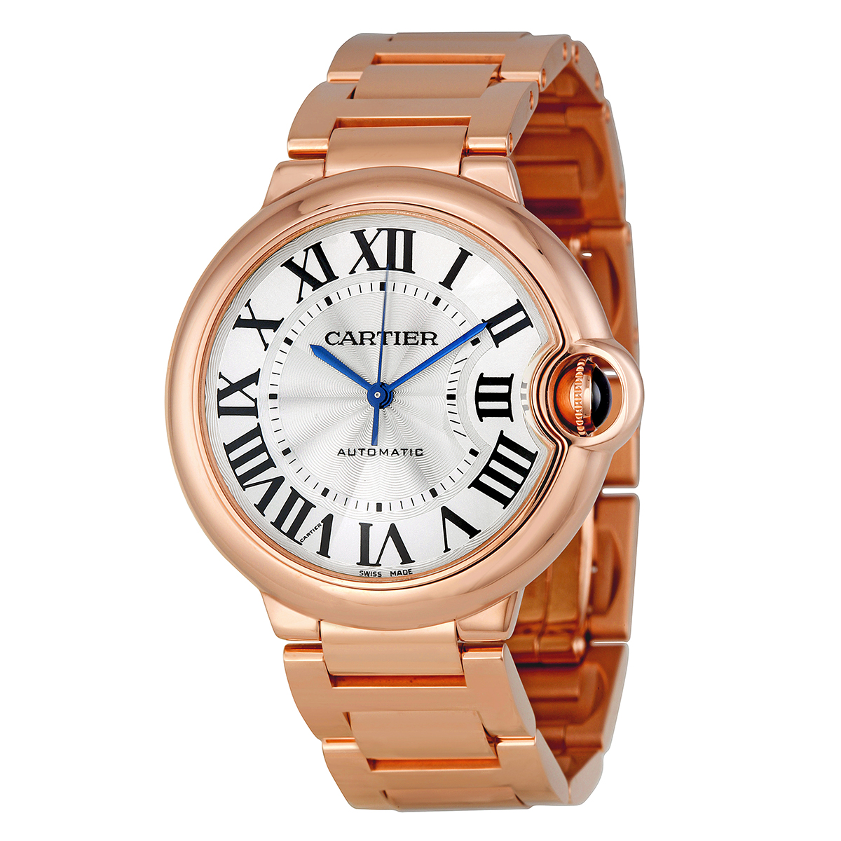 Preowned Cartier Ballon Bleu De Cartier Silver Dial Unisex Watch W69004Z2