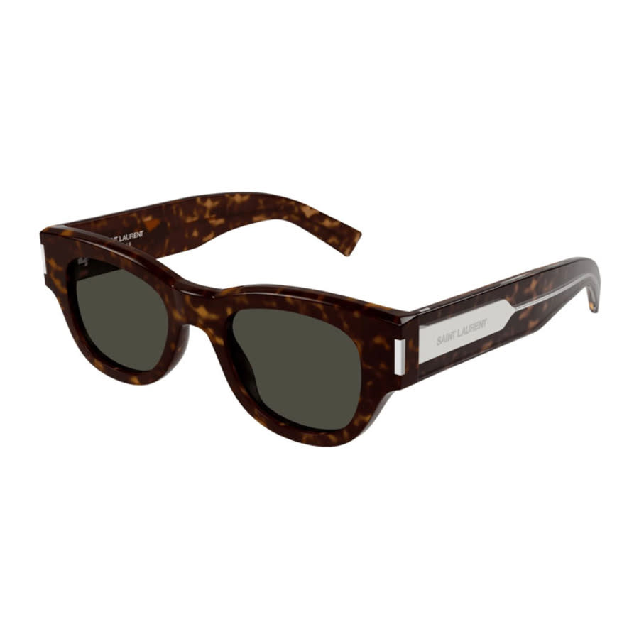 Saint Laurent Ladies Black Cat Eye Sunglasses SL573 002