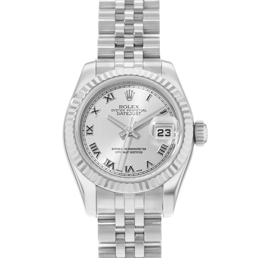 Preowned Rolex Datejust 26 Automatic Chronometer Silver Dial Ladies Watch 179174 SRJ