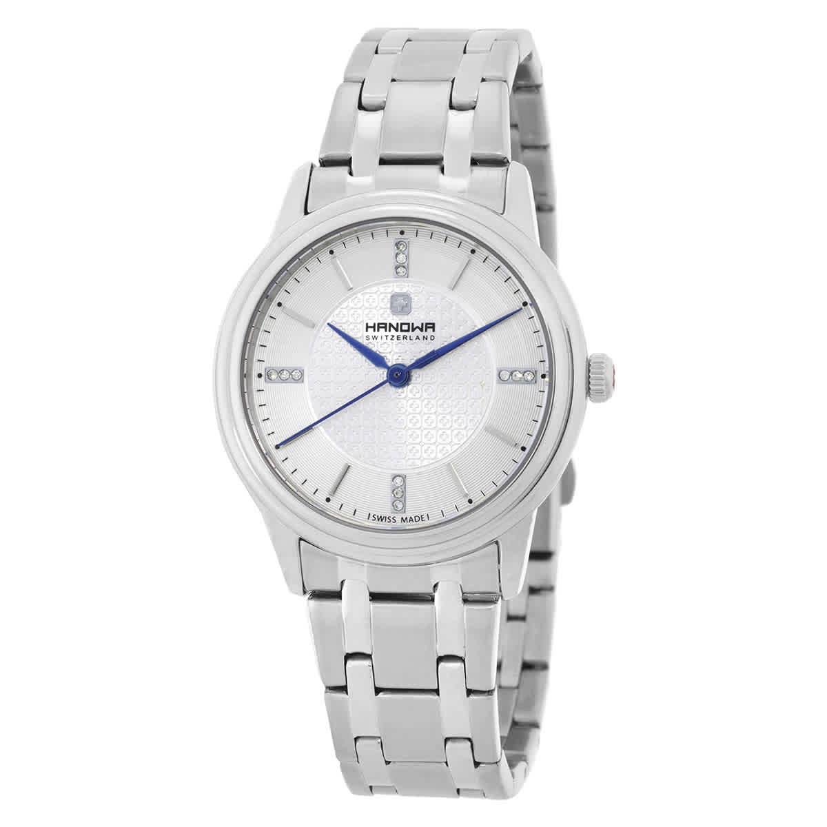 Hanowa Emilia Quartz Crystal Silver Dial Ladies Watch 16-7087.04.001