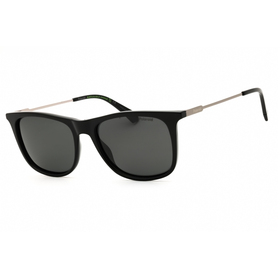 Polaroid Polarized Grey Square Mens Sunglasses PLD 4145/S/X 0807/M9 55