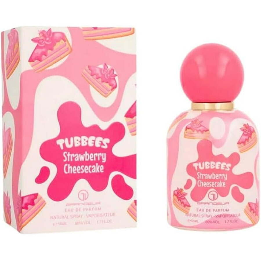 Grandeur Unisex Tubbees Strawberry Cheesecake EDP Spray 1.7 oz Fragrances 5055810039141