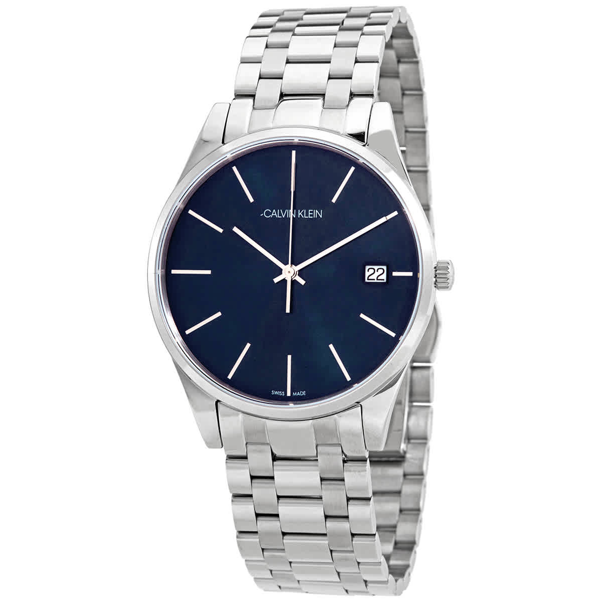 Calvin Klein Time Quartz Blue Dial Men's Watch K4N2114N | eBay
