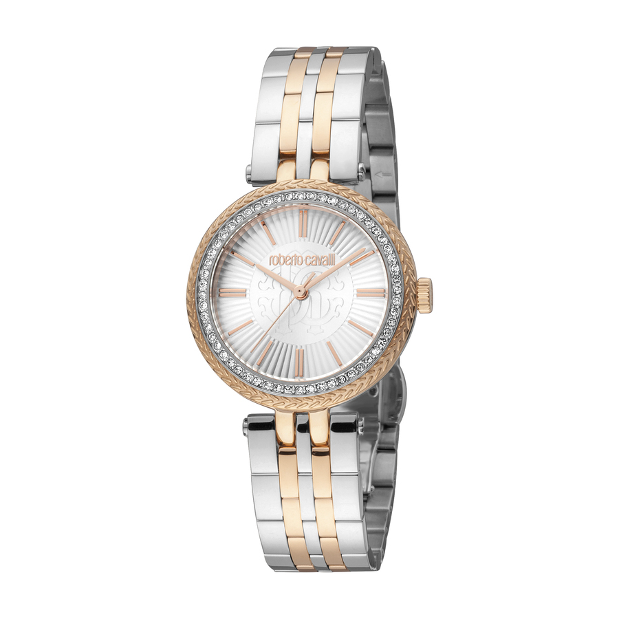 Roberto Cavalli Fashion Watch Quartz Silver Dial Ladies Watch RC5L031M0105