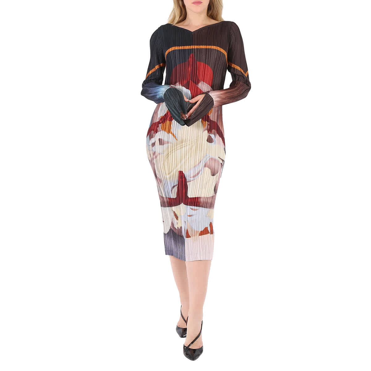 Burberry print dress deals