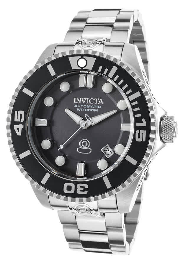Мужские часы с автоподзаводом Invicta Pro Diver с угольным циферблатом 20176