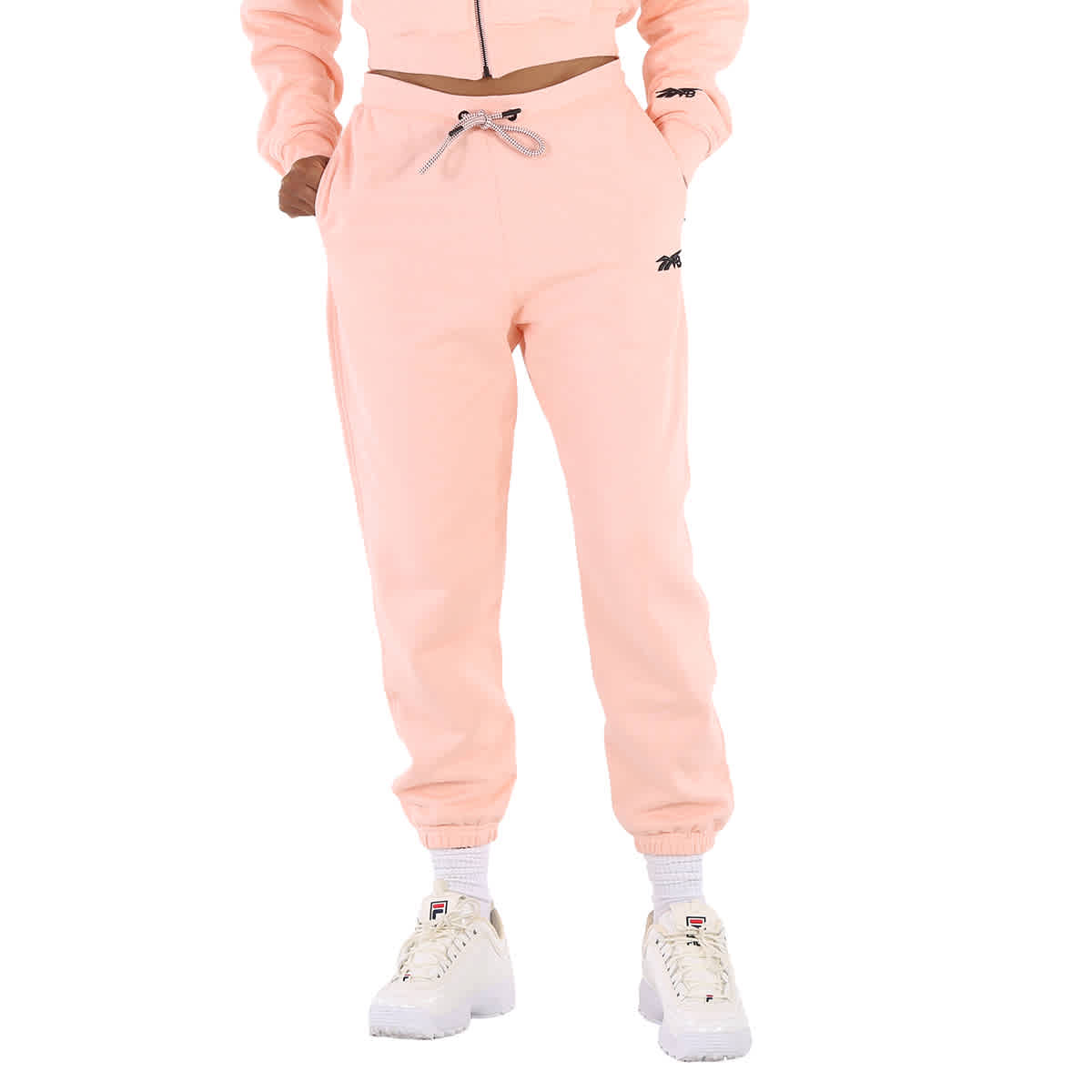 Reebok X Victoria Beckham Ladies Coralglow Logo Straight Leg Joggers