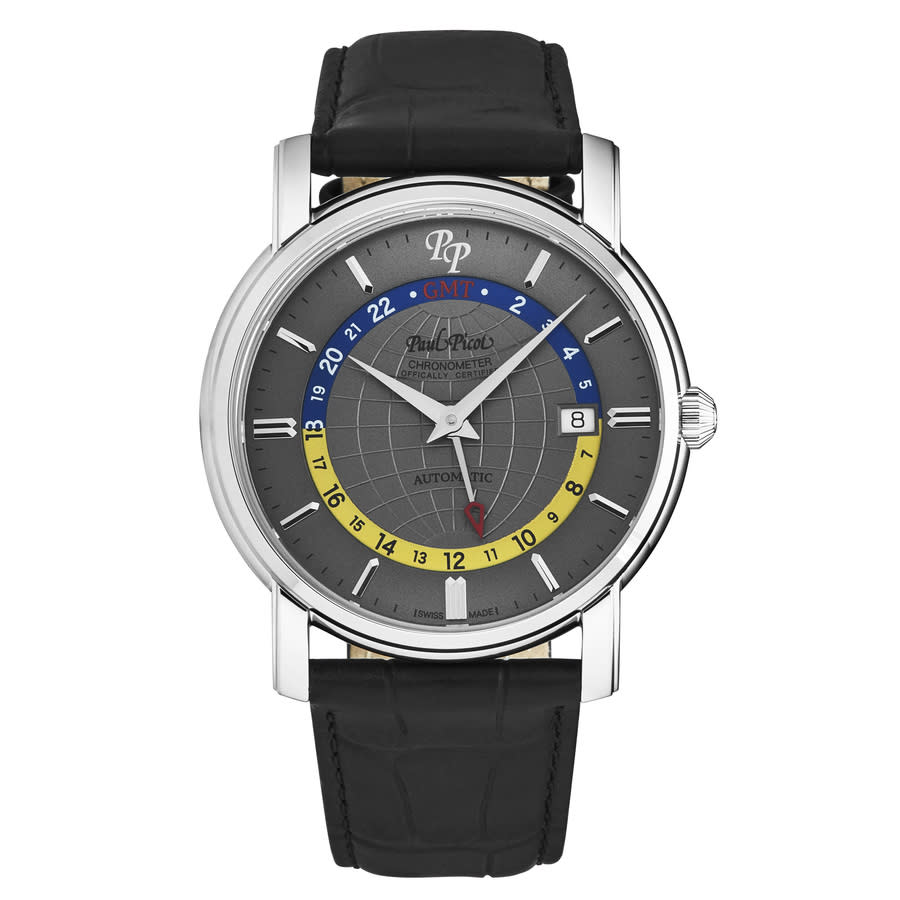 Paul Picot Firshire Automatic Grey Dial Mens Watch P3755.SG.GMT.1021.8601
