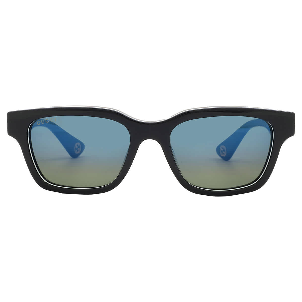 Gucci Blue Gradient Square Men display picture 1
