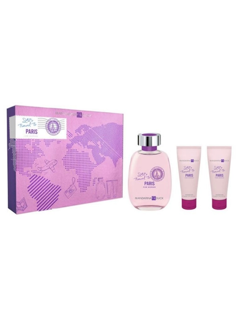 Mandarina Duck Ladies Let's Travel To Paris Gift Set Fragrances 8427395015839