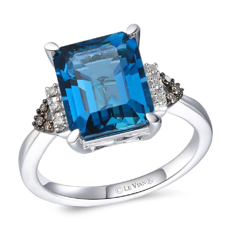 Le Vian Ladies Semiprecious Rings set in 14K Vanilla Gold 500$